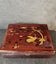 Circa. 1868-1912 Meiji Period Japanese Red Lacquer Box with Cranes on Branches. Carousel 3
