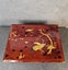 Circa. 1868-1912 Meiji Period Japanese Red Lacquer Box with Cranes on Branches. Carousel 4
