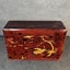 Circa. 1868-1912 Meiji Period Japanese Red Lacquer Box with Cranes on Branches. Carousel 6