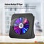 Tooleroo USB Rechargeable Desktop CD Player Speaker - Bluetooth Portable Black Carousel 2