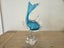 Vintage Blue Murano Art Glass fish Carousel 4
