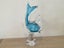 Vintage Blue Murano Art Glass fish Carousel 2