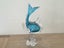 Vintage Blue Murano Art Glass fish Carousel 5
