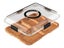 Charcuterie Board with Clear Lid Travel Portable Cheese Board and Cutting Boards Carousel 2