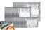 30 Pack Reusable Aluminum Foil Freezer Bags Carousel 3