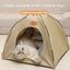Folding Camping Pet Tent For Cats Puppies Indoor Nest Dog Cave Style House - Gre Carousel 5