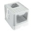 Self-Cleaning Hooded Cat Litter Box Enclosed Large Kitty Toilet Tray Refills Carousel 1