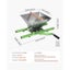 Fruit and Apple Crusher for Wine Cider Making 1.8 Gal/7L Stainless Steel Carousel 7