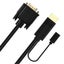 Cruxtec 2m HDMI Male to VGA Male Cable with Micro USB Female ( 1920x1080 ) Carousel 1
