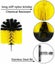 Grout Power Scrubber Cleaning Drill Brush Tub Cleaner Combo Tool Kit Yellow Carousel 6