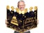 New Happy Birthday Black Gold Giant Birthday Guestbook Message Commemorative Carousel 3