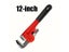 12inch / 8inch Heavy Duty Straight Pipe Wrench Adjustable Aluminum Plumber Carousel 1