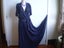 NZ DESIGNER DK. NAVY SUNRAY PLEATED MAXI DRESS 14 Carousel 1