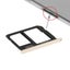 For Galaxy A9 2016 / A9000 Sim Card Tray and Micro Sd Card Tray Gold Carousel 1