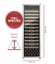LeCavist 168 Bottle Single Zone Wine Cabinet - Stainless Steel Carousel 2