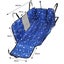 Pawz Pet Back Car Seat Cover Hammock Non-Slip Dog Puppy Cat Waterproof Rear Blue Carousel 2