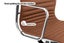 Matt Blatt Eames Replica Low Back Leather Office Chair (Tan/Chrome) Carousel 4
