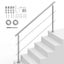 70.9in Handrails for Outdoor Steps 2 Crossbars Staircase for Porch Deck Carousel 1
