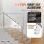 70.9in Handrails for Outdoor Steps 2 Crossbars Staircase for Porch Deck Carousel 3