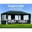 Instahut Gazebo Marquee 3x6 Wedding Party Tent Outdoor Camping Side Wall Green Carousel 4
