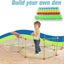175Pcs DIY Build Your Own Den Set Children Tent Play House Kids Fort Building Carousel 13