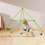175Pcs DIY Build Your Own Den Set Children Tent Play House Kids Fort Building Carousel 18