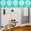 Pet Screen Door with Lockable Magnetic Flap 4 Ways Locking Pet Door for Cats Carousel 3