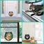 Pet Screen Door with Lockable Magnetic Flap 4 Ways Locking Pet Door for Cats Carousel 4