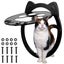 Pet Screen Door with Lockable Magnetic Flap 4 Ways Locking Pet Door for Cats Carousel 1