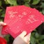 6Pcs Literary English Red Envelope Chinese New Year Money or Gift Card Holder Carousel 2