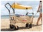 Mighty Carts Safari Beach Cart with Awning Carousel 8