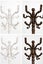 European Style Solid Wood Coat Rack, Single Pole Floor Hanger Carousel 6