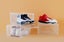 Sneakers Box Clear Front Drop Crates Stackable - White Carousel 6