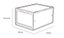 Sneakers Box Clear Front Drop Crates Stackable - White Carousel 7