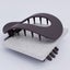 Flat Hair Clip "Mel" (Matt Redwood) Carousel 3