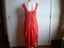 VERGE NZ DESIGNER TANGERINE COTTON SUMMER DRESS 12/14 Carousel 4