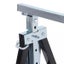 2X Telescopic Folding Work Horse Trestle Saw Adjustable Height Stand Tool Steel Carousel 7