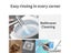304 Hand Protable Toilet Bidet Sprayer Gun Bathroom Bidet 1.5m Stretchable Hose Carousel 4