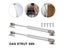 4pc Gas Strut Cabinet Door Lift Support Pneumatic Rod Hydraulic Spring Hinge Carousel 5