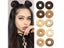 Isheeny Blonde Human Hair Buns Chignon Updo Donut Wrap Ponytail Hair Extensions Carousel 3