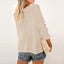 Women Long Sleeve Tops Lace Hollow Out T Shirt V Neck Cuff Sleeve Casual Tuni Carousel 2