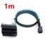 0.5m/1m Mini SAS HDD SFF-8643 to 4 SFF-8482 Connector with Power Port Hard Drive Carousel 8