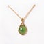Jade Necklace - 'Small Twist' Carousel 1
