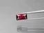 $1 RES * Buy Now $799.00 * 1.46ct Baguette Purplish Pink Garnet Loose Gemstone Carousel 2
