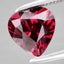 $1 RES * Buy Now $799.00 * 1.27ct Heart Purplish Pink Garnet Loose Gemstone Carousel 1