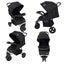 Explorer 3-Wheel Stroller + Capsule Car Seat with Base + Liner and Food Tray Carousel 8