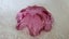 ~" Vintage Cranberry Pink Art Glass Bowl "~ Carousel 15