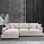 Blair 3 Seater Chaise Sofa Bark Light - LHS Carousel 2