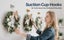 Suction Cup Hooks No-Drill Wreath Hangers Towel Hooks Carousel 1