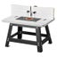 Benchtop Router Table 610x400 mm with Fence MDF Top Dust Collection Port Carousel 1